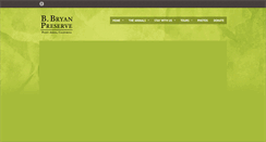 Desktop Screenshot of bbryanpreserve.com