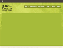 Tablet Screenshot of bbryanpreserve.com